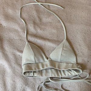 2 piece silver shimmer set